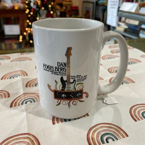 Dan Fogelberg White Ceramic Mug - Picture 2 of 3